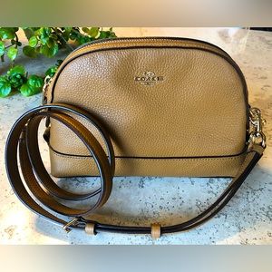 Coach Purse - Dome Crossbody, Light Saddle